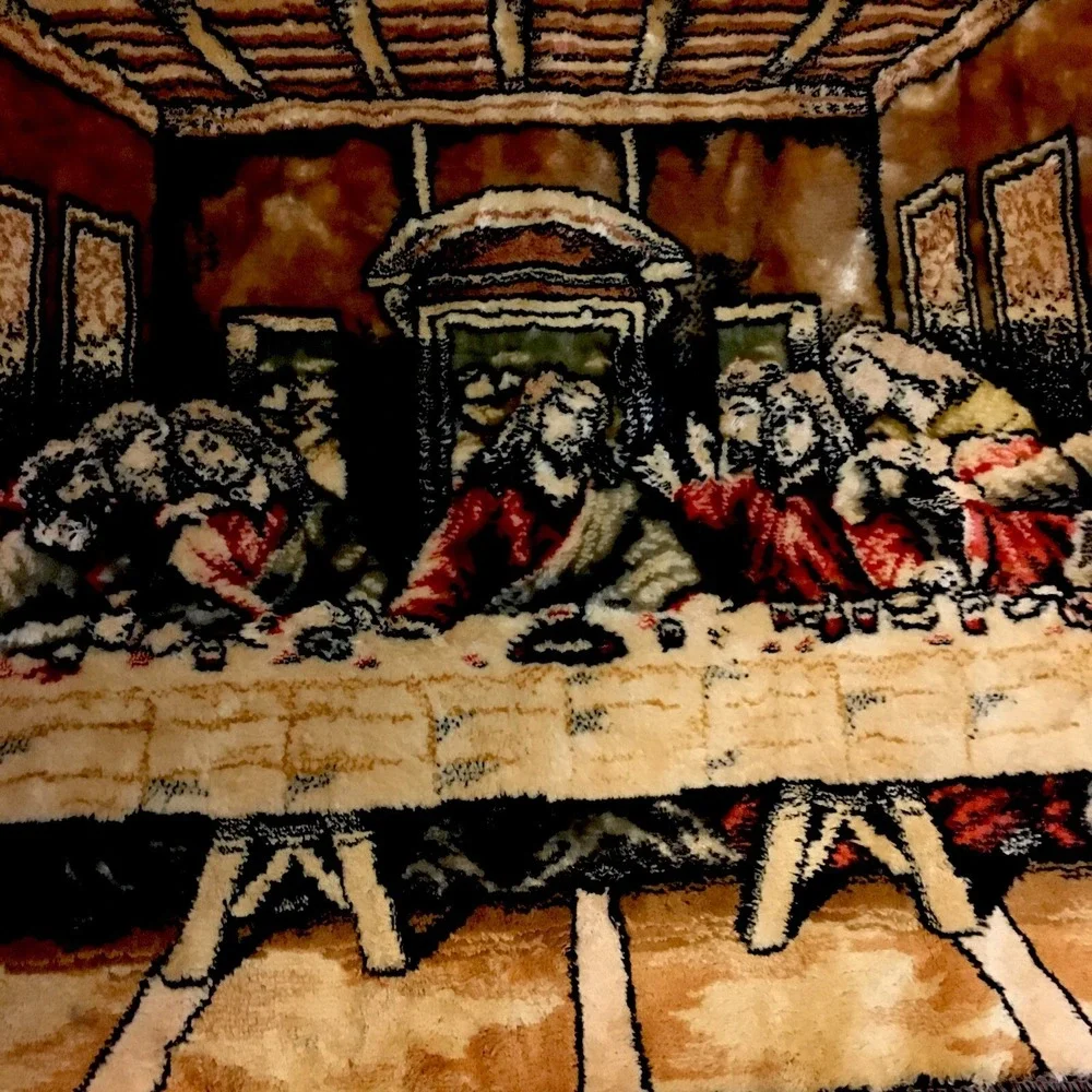 The Last Supper Tapestry  Vintage 18